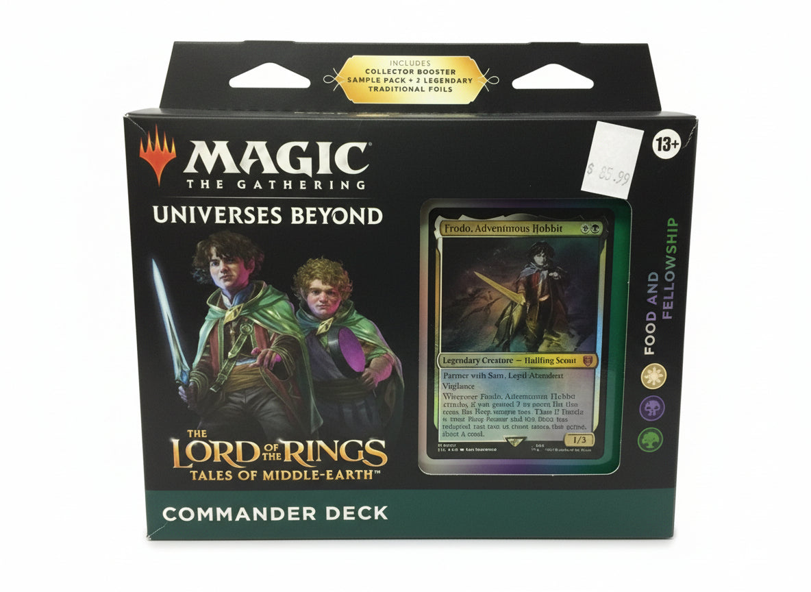 Magic the Gathering Lord of the Rings Commander Deck Food and Fellowship - WiredVillage Games - WiredVillage Games